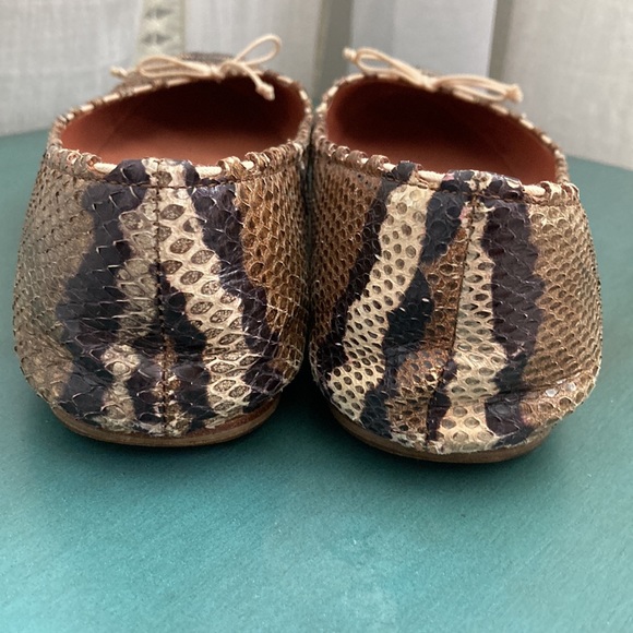 Alaia python snakeskin ballet flats - Picture 6 of 10